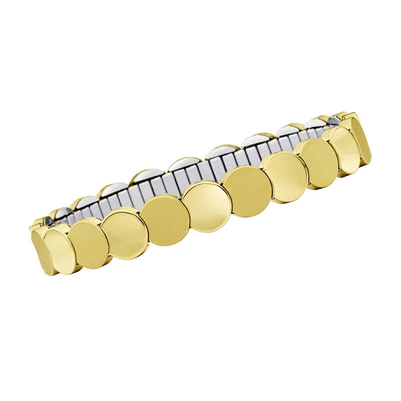 Pulsera flexible Plain Disc acero inoxidable