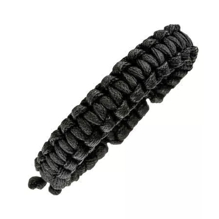 Pulsera textil trenzada de 14 mm de ancho