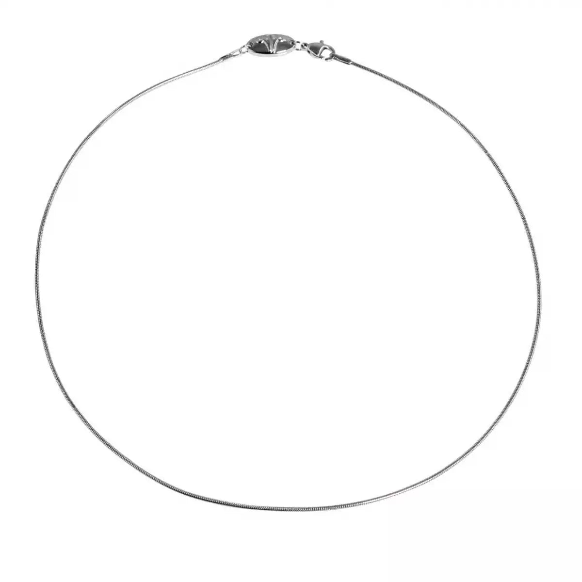 Collar trenzado de acero inoxidable