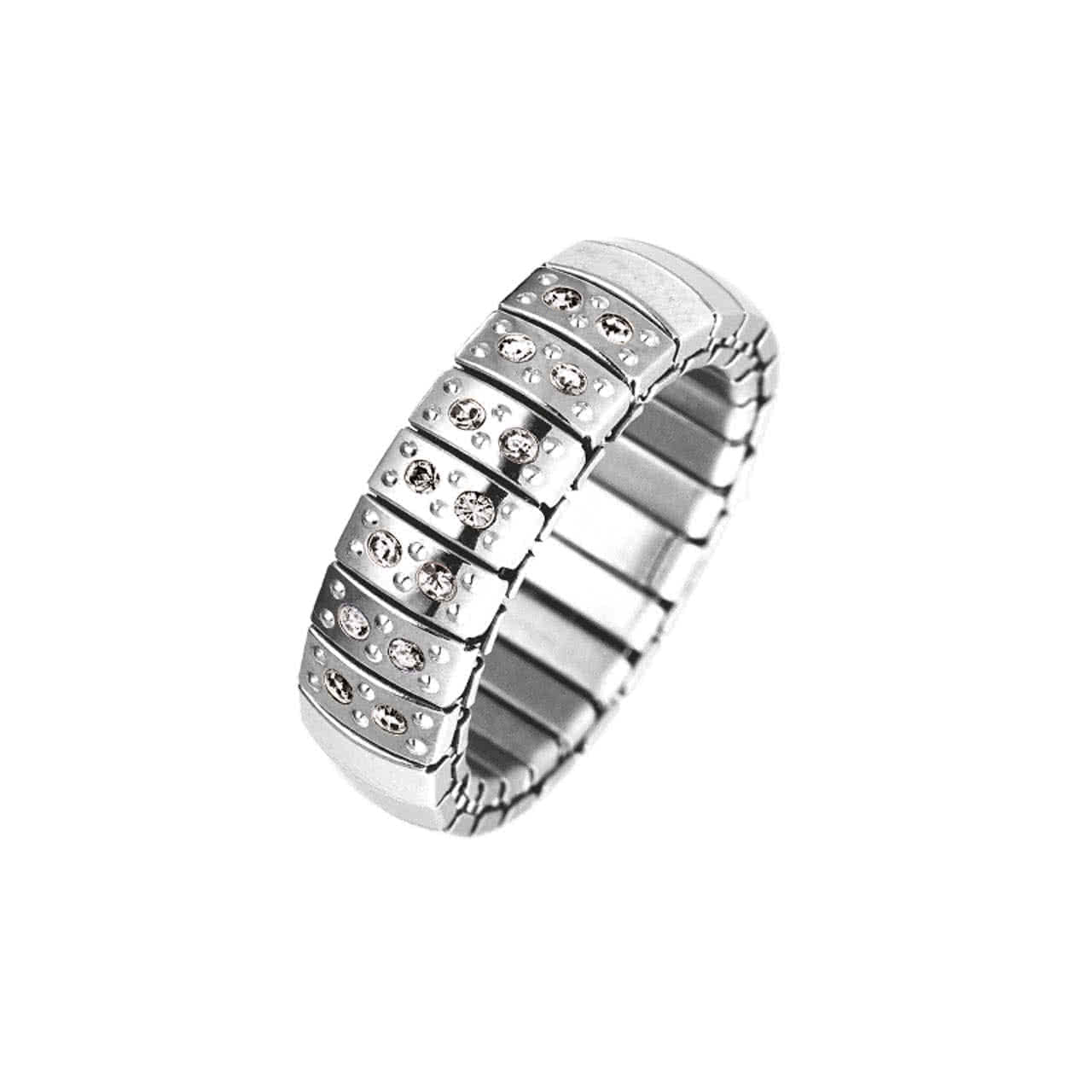 Anillo Flexible con Cristales