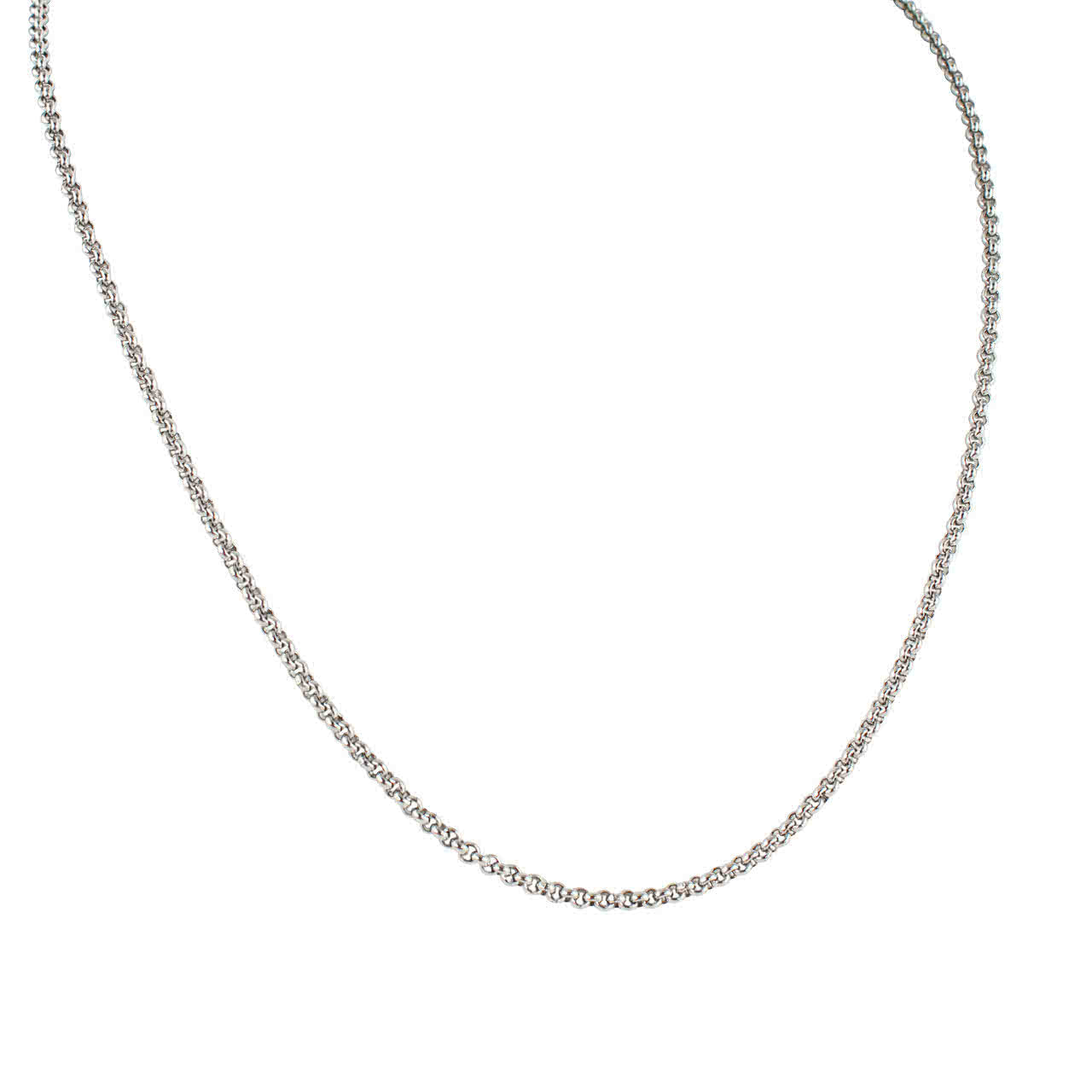Collar de bolas de acero inoxidable (l=90cm, d=1,5mm)