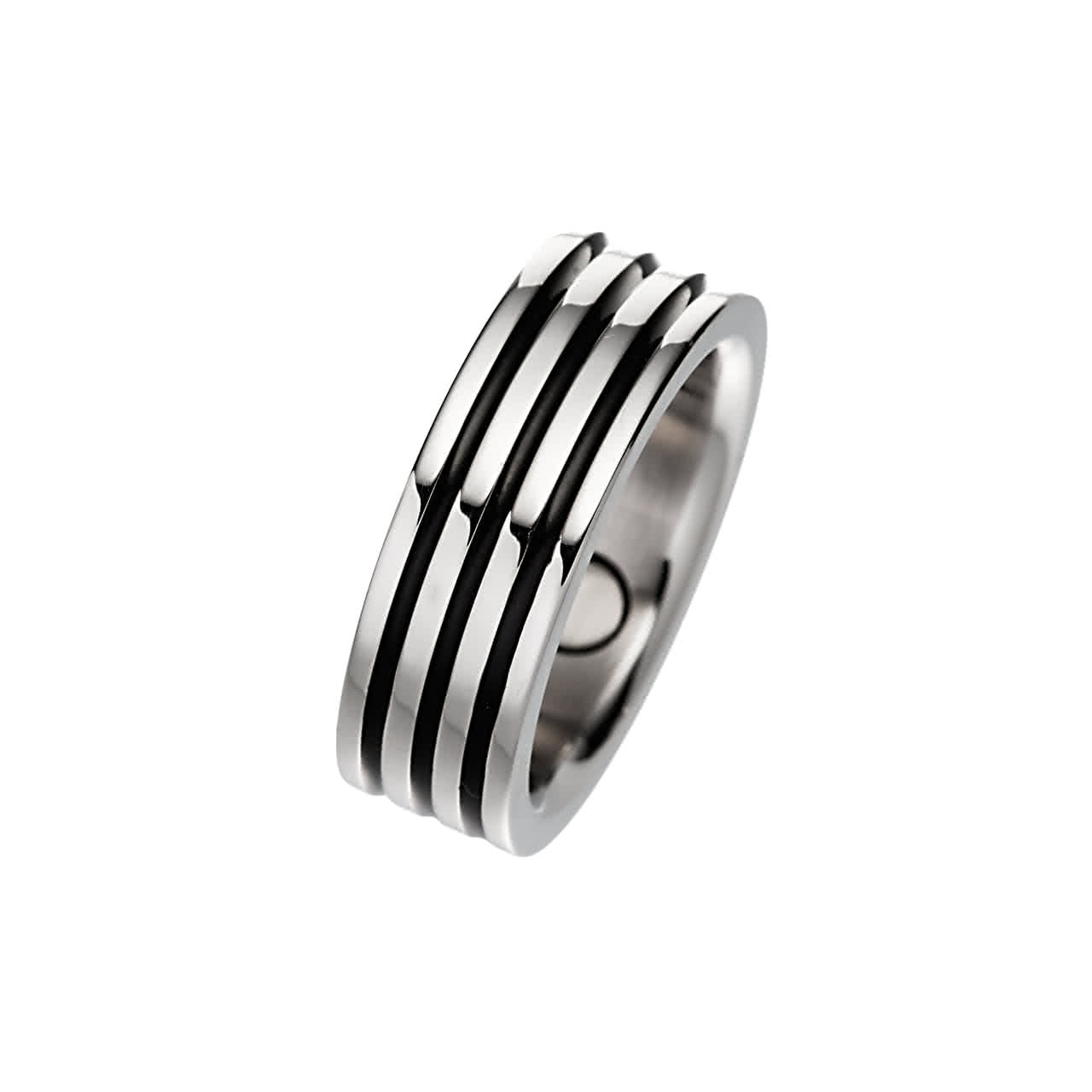 Anillo "Black Stripe" pure