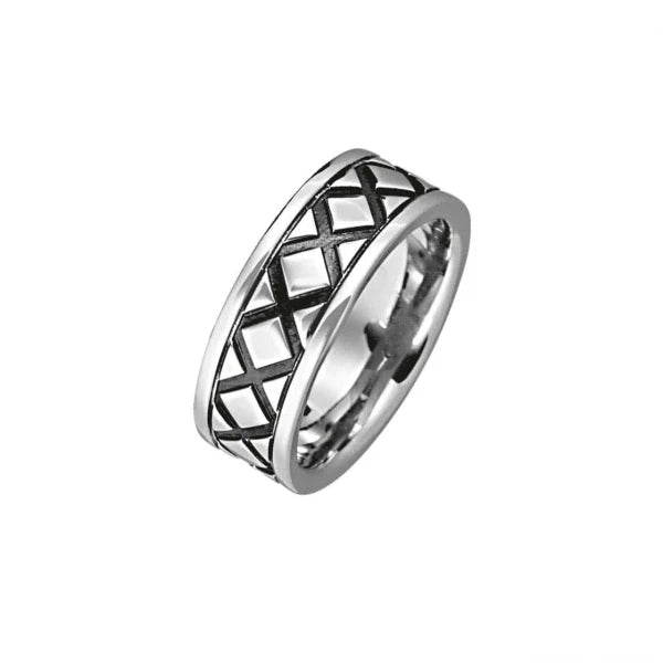 Anillo de acero inoxidable Rebel